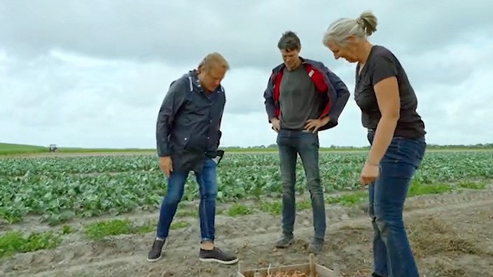 Björn Freitag mit Jurjen und Annechien Bruinsma.