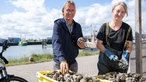  Frank Buchholz und Austernfischerin Barbara Rodenburg 