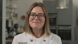 Hannah Wieler beim Backduell.