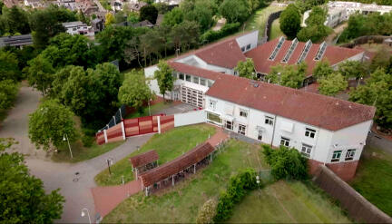 Luftaufnahme der Dürener Klinik