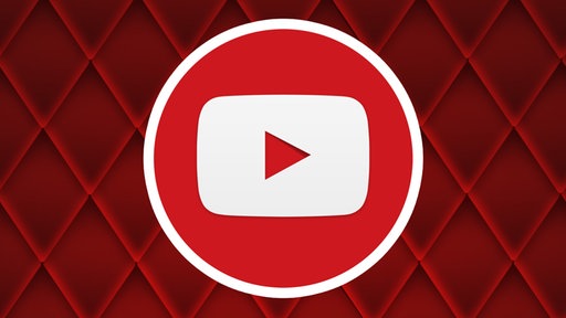 Das YouTube Logo vor dem Mitternachtsspitzen Hintergrund