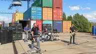 Dritte Wahl: Rockpalast OFFSTAGE im Containerhafen von Emmerich am Rhein