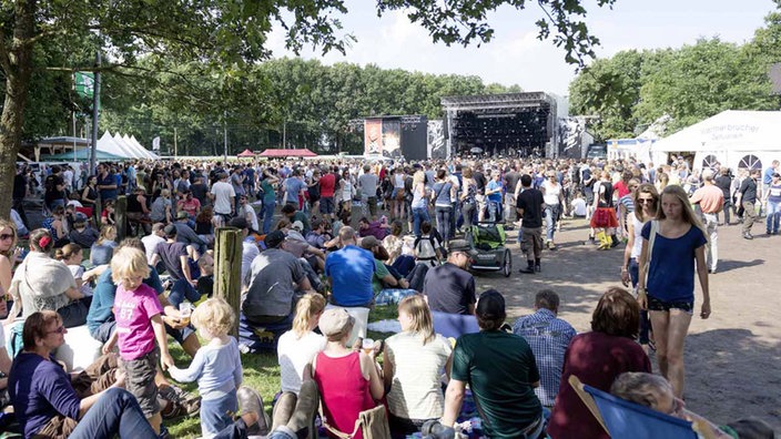Das Publikum beim Haldern Pop Festival 2014