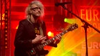 Begleitmusiker von Iris an der Gitarre.