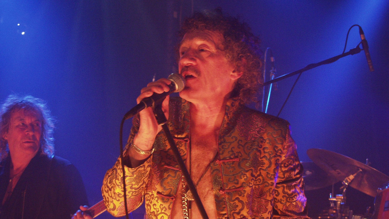 Sänger Geff Harrisson von Kin Ping Meh beim KrautRockpalast 2005