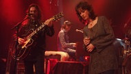 Peter Bursch und Anja Lerch singen beim KrautRockpalast 2005