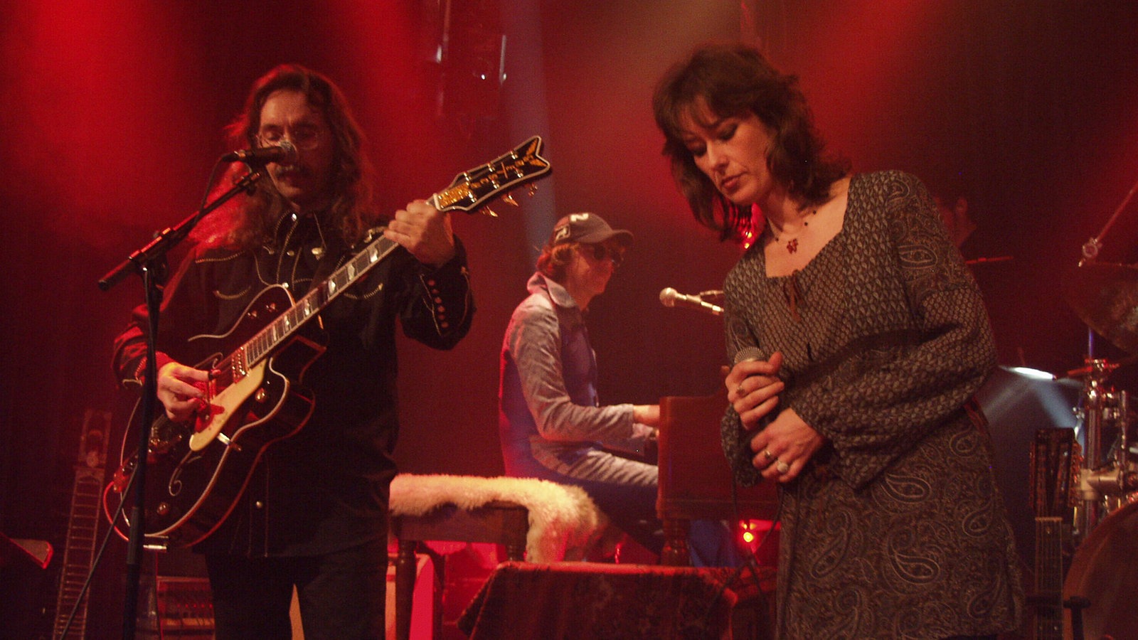 Peter Bursch und Anja Lerch singen beim KrautRockpalast 2005