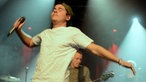 Aufnahme von Lukas Graham auf der Bühne