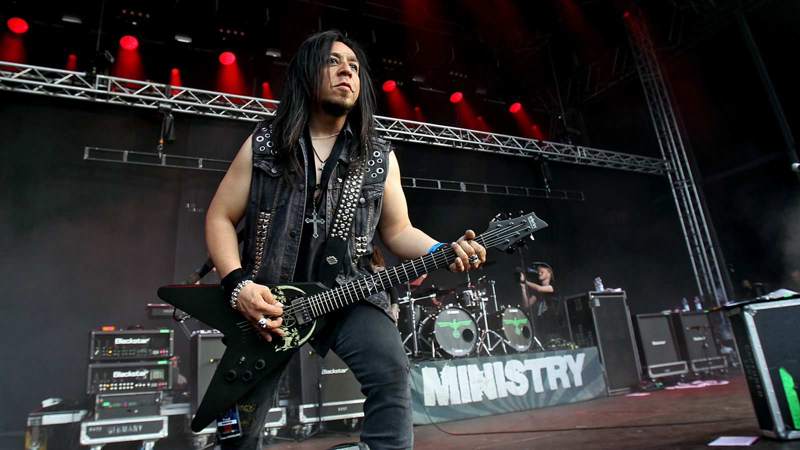 Ministry während eines Auftrittes im Rahmen des "XXIV. With Full Force Festival 2017" vom 22.06. - 24.06.2017 in Ferropolis, Gräfenhainichen.