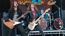 Aufnahme einer Musikband auf dem Rock Hard Festival 2014