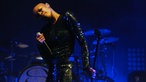 Sängerin Skin von Skunk Anansie performt auf der Bühne beim Rocknacht Special im E-Werk
