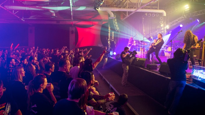 Publikum und Band