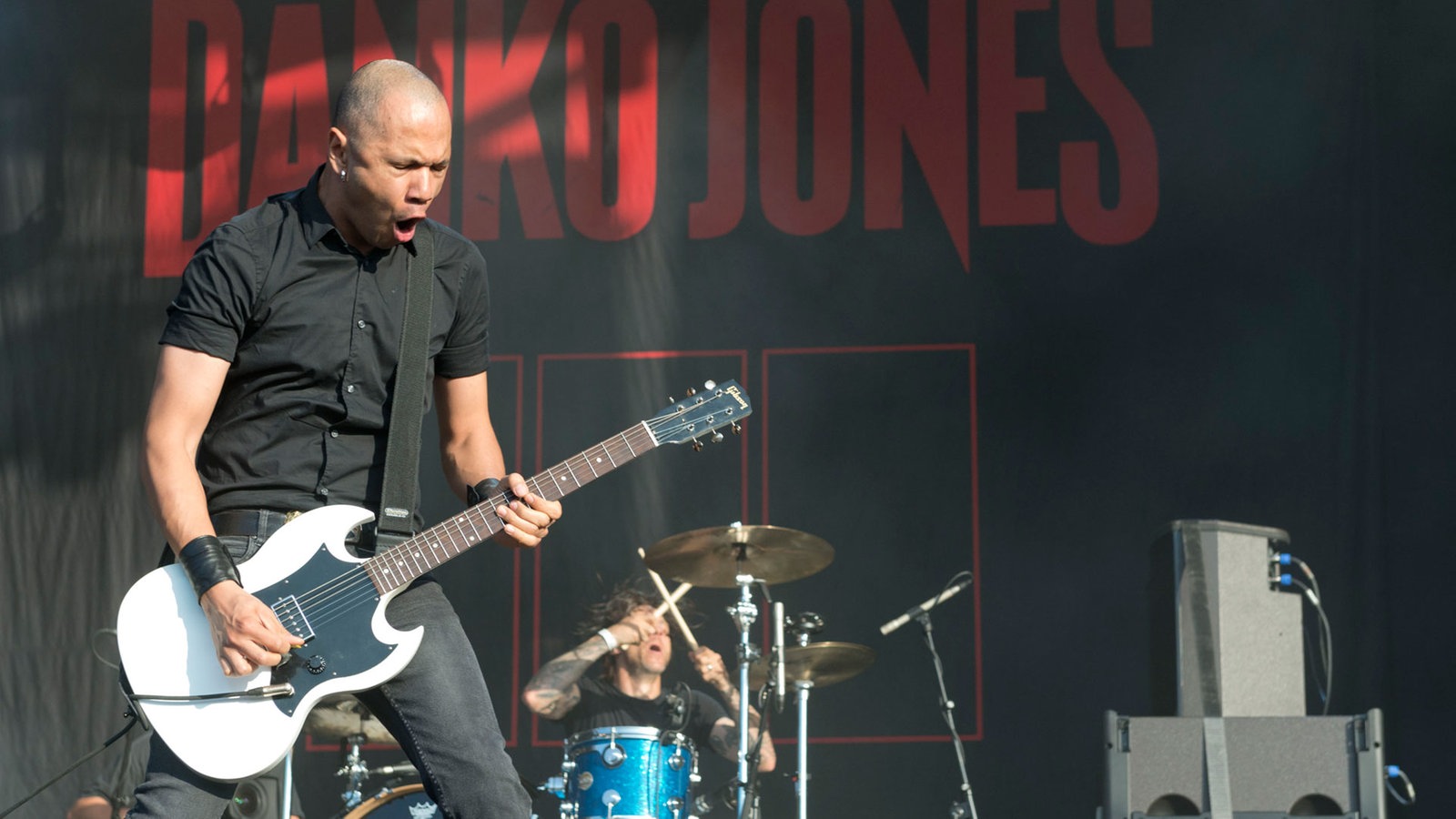 Danko Jones und Rich Knox auf der Bühne