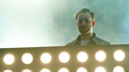 Der Keyboarder und das Licht