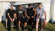 Die vier Musiker beim Interview