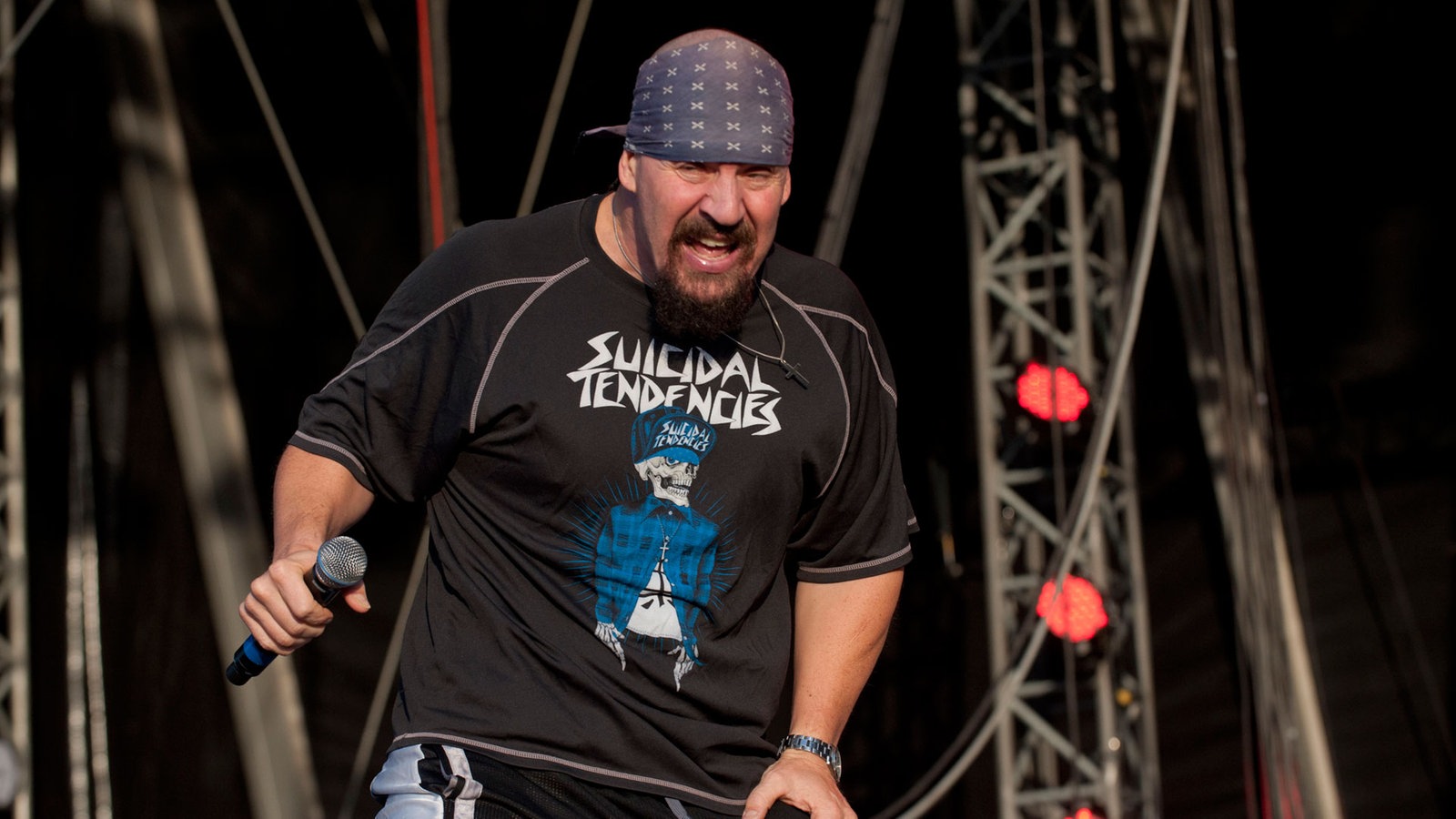 Mike Muir am Mikro