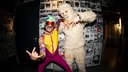 Skier and Yeti