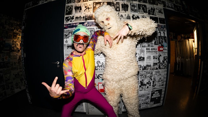 Skier and Yeti