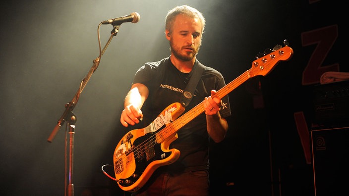 Der Bassist von State Radio