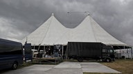 Gewitterwolken über dem Gelände beim With Full Force 2016