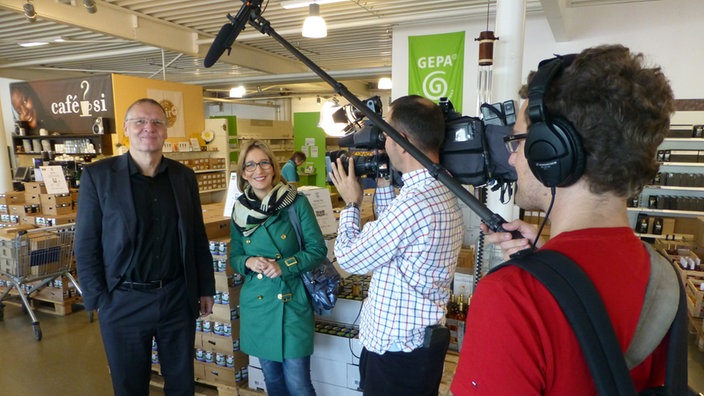 Yvonne Willicks im Gespräch mit Thomas Speck, GEPA