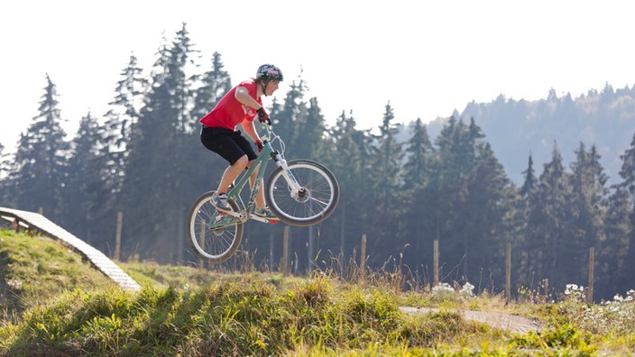  Parcour im Bikepark Winterberg.