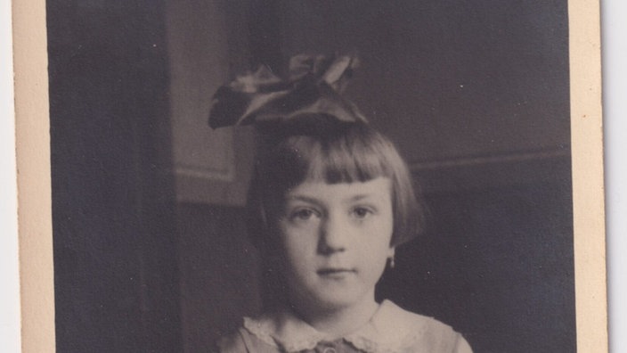 Alte Fotografie mit jungem Mädchen