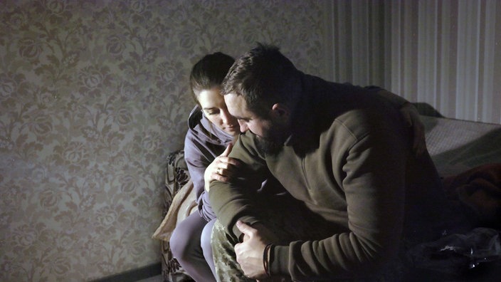 "Splitter aus Licht". Szene aus dem Film