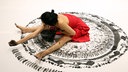 Moonjoo Kim, Performance, 몸프린트 (Body print)