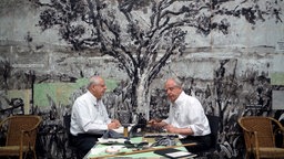 William Kentridge: Self-Portrait as a Coffee-Pot, 2024. Still from Episode 4, Finding Ones Fate