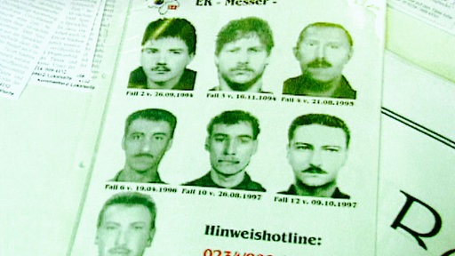 Die Polizei veröffentlicht damals verschiedene Phantombilder des Täters.