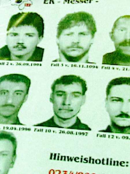 Die Polizei veröffentlicht damals verschiedene Phantombilder des Täters.