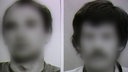 Unkenntlich gemachte Portraitfotos der beiden Geiselnehmer.