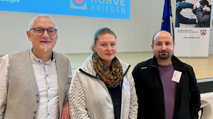 Von links nach rechts: Thomas Bartella, Karen Spatz, Akin Sat 