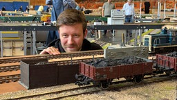 Markus Kerspe, der Vorsitzende des Modelleisenbahnclub Halver.