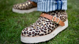 Leopardenmuster-Männerschuhe