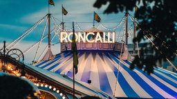 Blick auf das Zelt von Circus Roncalli