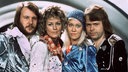 Popgruppe ABBA 1974 beim Grand Prix