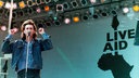 Bob Geldof beim Live Aid-Konzert 1985