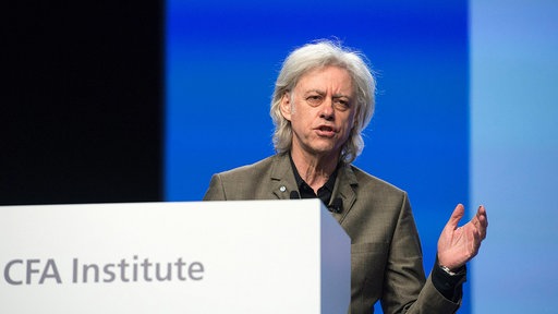 Bob Geldof bei einem Vortrag 2016