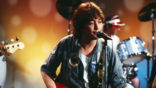 Chris Rea bei einem Auftritt in den 80ern