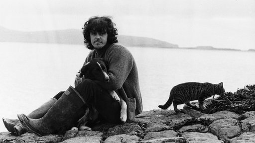 Sänger Donovan am Strand, 1961