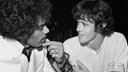 Sänger Donovan mit Jimi Hendrix, 1968
