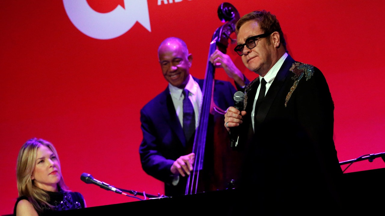 Elton John live mit Diana Krall