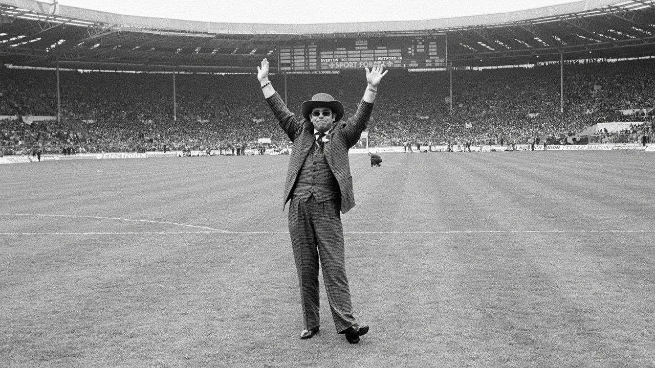 Elton John im Wembley Stadion 1984