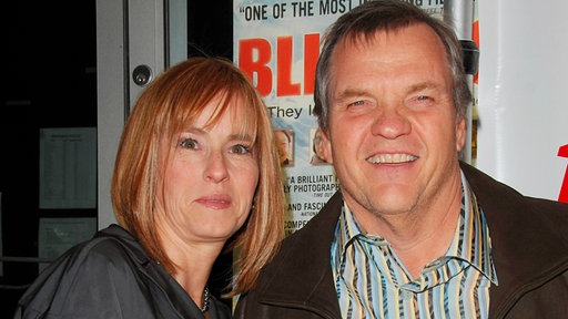 Sänger und Schauspieler Meat Loaf mit Ex-Frau Leslie Edmond