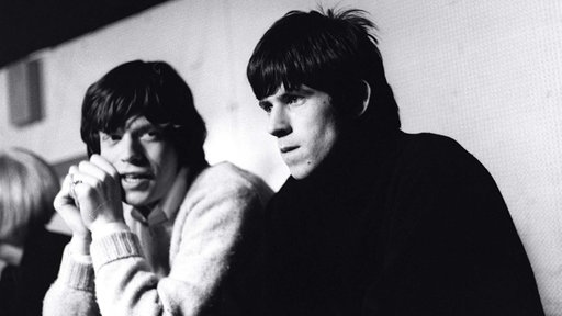  Mick Jagger und Keith Richards 1965