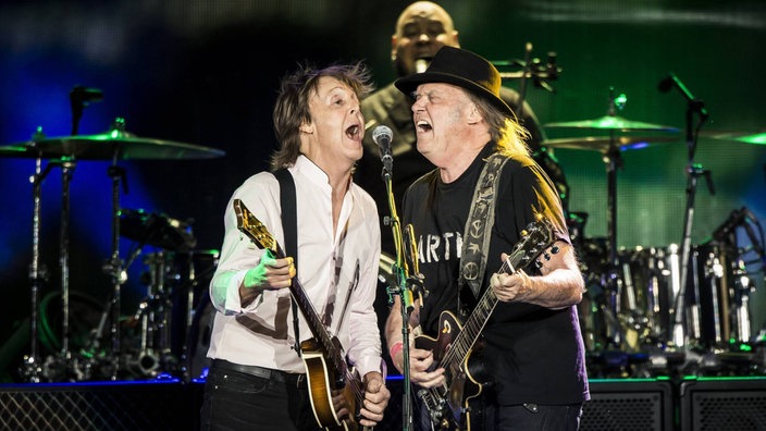 Paul McCartney und Neil Young 2016