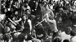 Krawalle beim Altamont-Konzert der Rolling Stones 1969