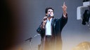 Spandau Ballet- Sänger Tony Hadley bei Live Aid 1985